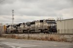 NS SD60E Locomotive leading a train